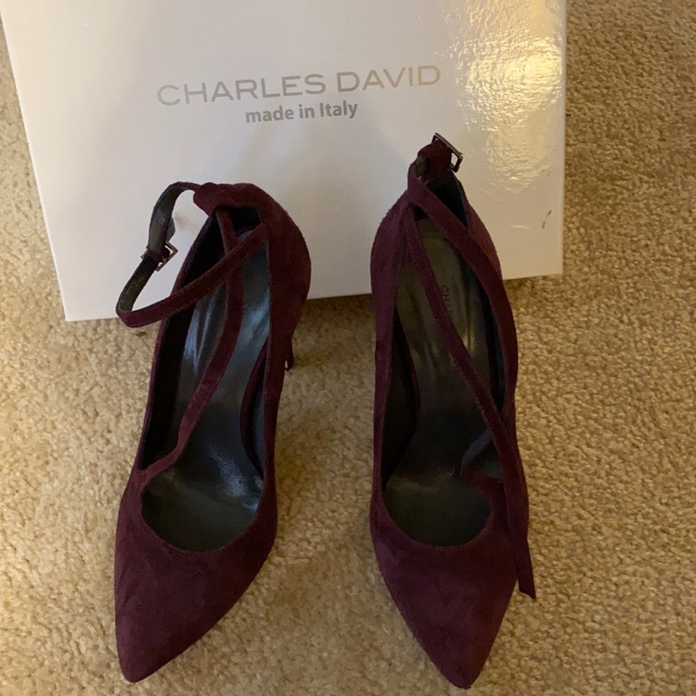 Suede heels